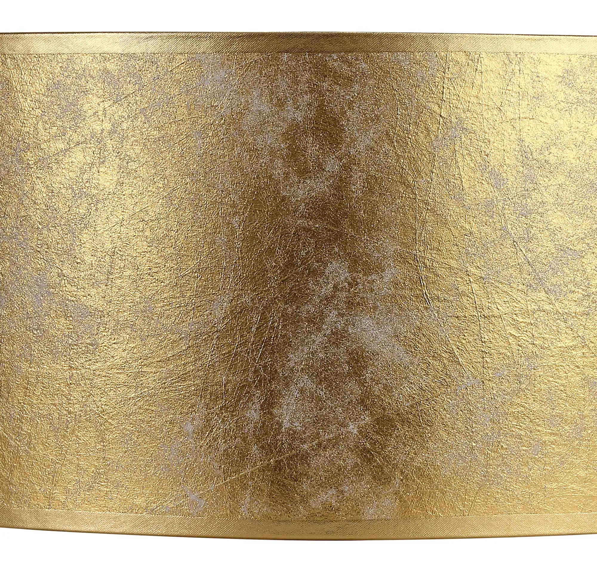 Baymont 60cm Flush 3 Light Gold Leaf, Frosted Diffuser DK0629  Deco Baymont WH GL